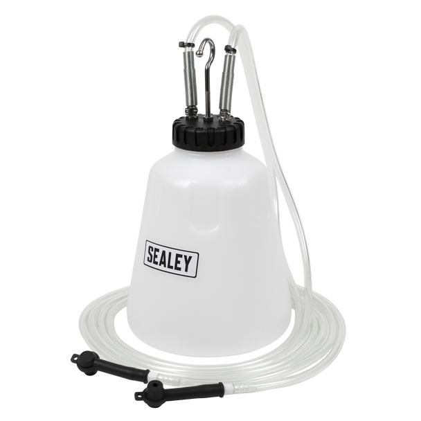 Sealey VS0218 ⏐ High Flow Twin Pipe Brake Bleed Bottle 2L