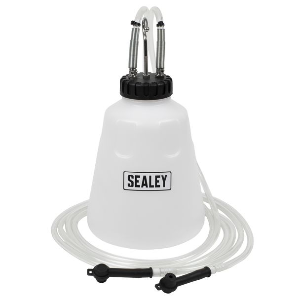 Sealey VS0218 ⏐ High Flow Twin Pipe Brake Bleed Bottle 2L