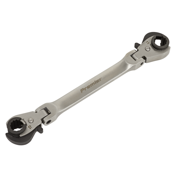 Sealey VS0347 ⏐ Premier Ratcheting Brake Pipe Spanner 10 x 11mm