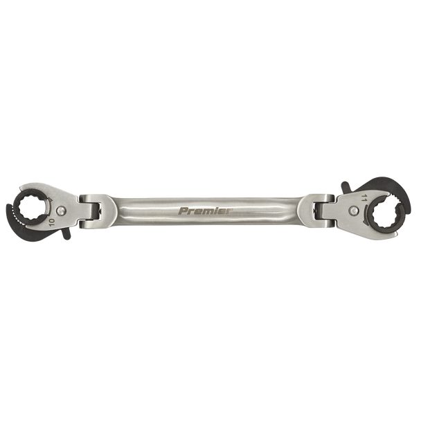 Sealey VS0347 ⏐ Premier Ratcheting Brake Pipe Spanner 10 x 11mm