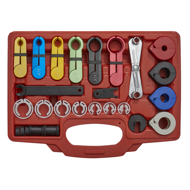 Sealey VS0457 ⏐ Fuel & Air Conditioning Disconnection Tool Kit 21pc