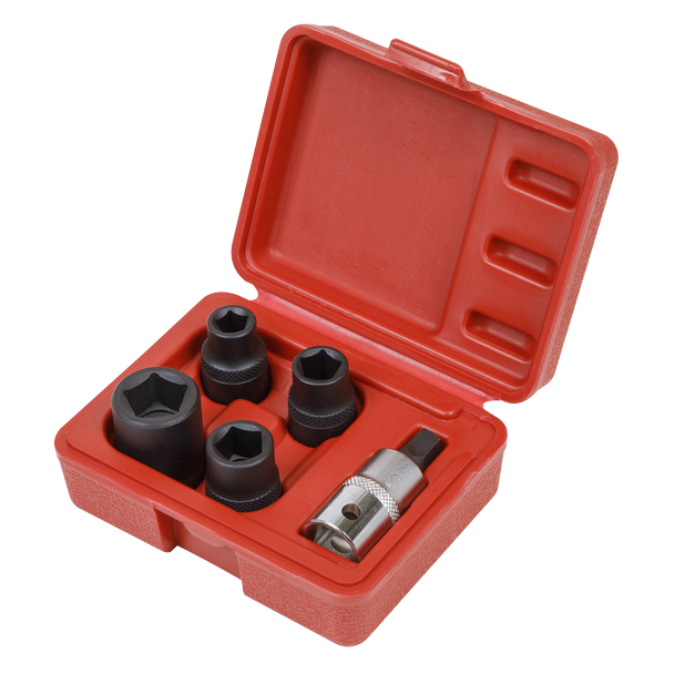 Sealey VS0464 ⏐ Brake Caliper Socket Set 1/2"Sq Drive 5pc