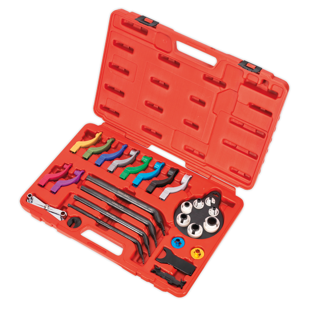 Sealey VS0557 ⏐ Fuel & Air Conditioning Disconnection Tool Kit 27pc