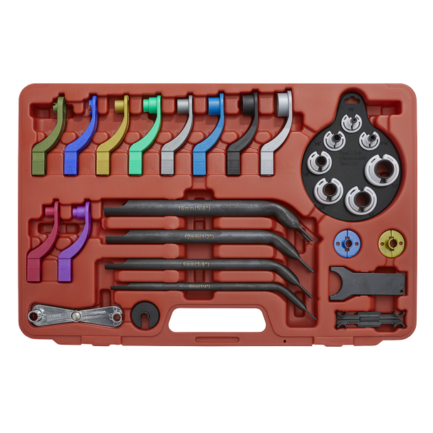 Sealey VS0557 ⏐ Fuel & Air Conditioning Disconnection Tool Kit 27pc