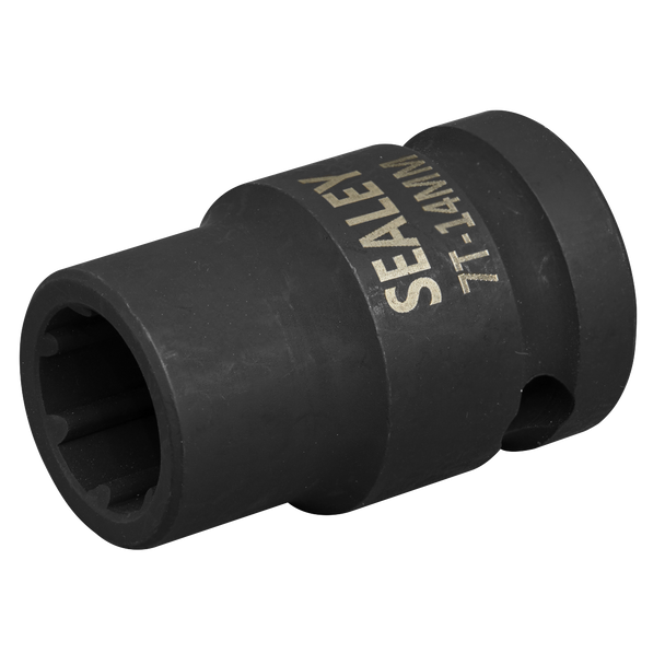 Sealey VS0985 ⏐ Brake Caliper Socket 1/2"Sq Drive 14mm 7-Point