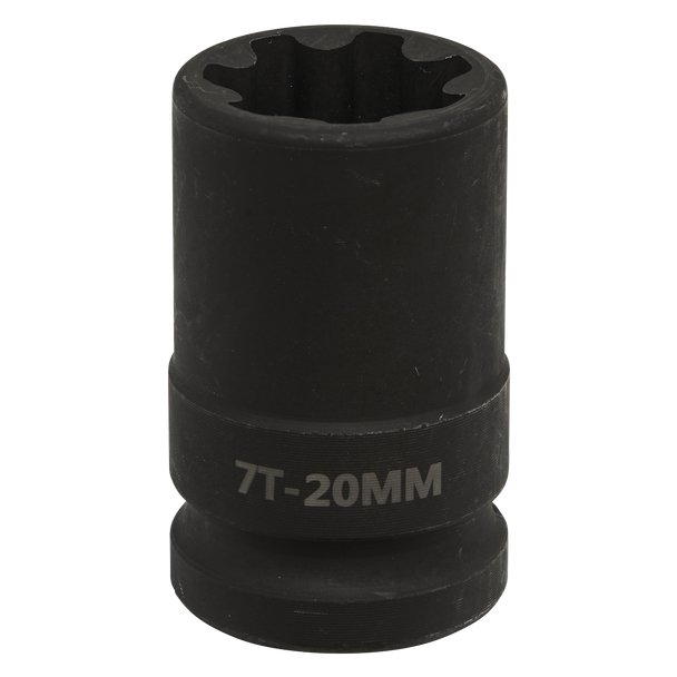 Sealey VS0986 ⏐ Brake Caliper Socket 1/2"Sq Drive 20mm 7-Point