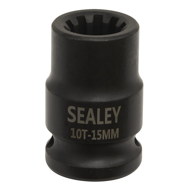 Sealey VS0990 ⏐ Brake Caliper Socket 1/2"Sq Drive 15mm 10-Point