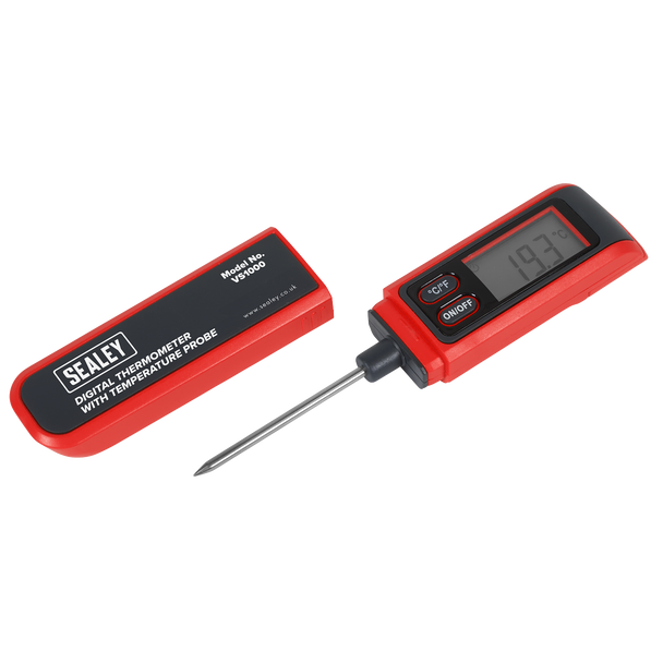 Sealey VS1000 ⏐ Digital Thermometer with Temperature Probe