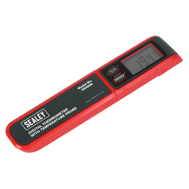 Sealey VS1000 ⏐ Digital Thermometer with Temperature Probe