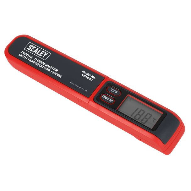 Sealey VS1000 ⏐ Digital Thermometer with Temperature Probe