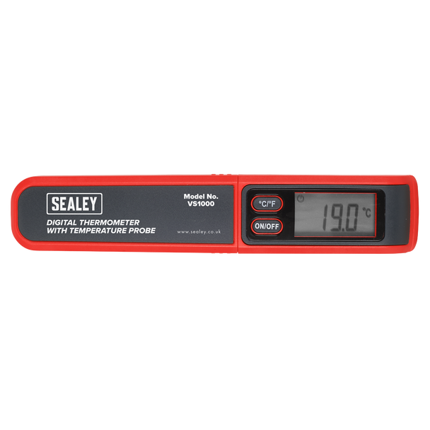 Sealey VS1000 ⏐ Digital Thermometer with Temperature Probe