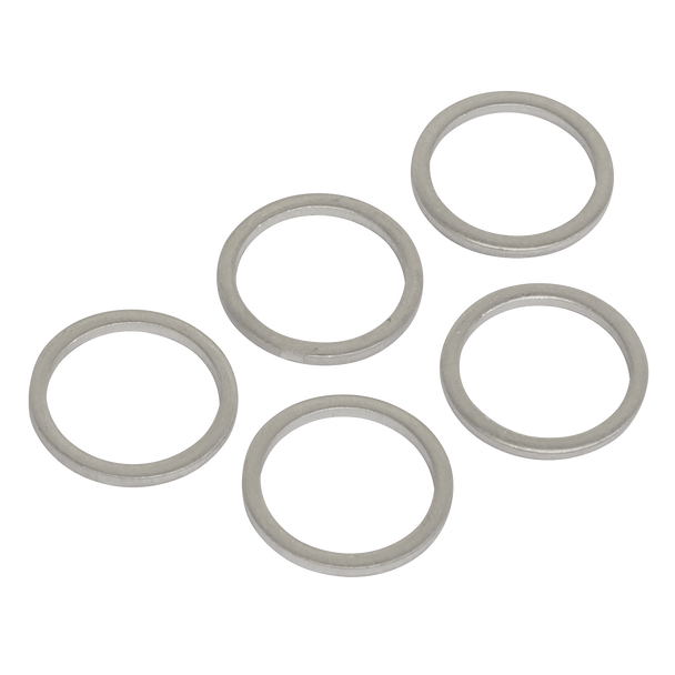 Sealey VS15SPW ⏐ Sump Plug Washer M15 - Pack of 5