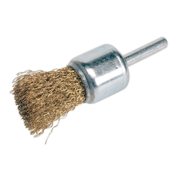 Sealey VS1803 ⏐ Flat Top Crimped Wire Decarbonising Brush 25mm