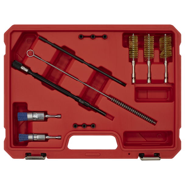 Sealey VS1900 ⏐ Injector Bore Cleaning Brush Set 14pc
