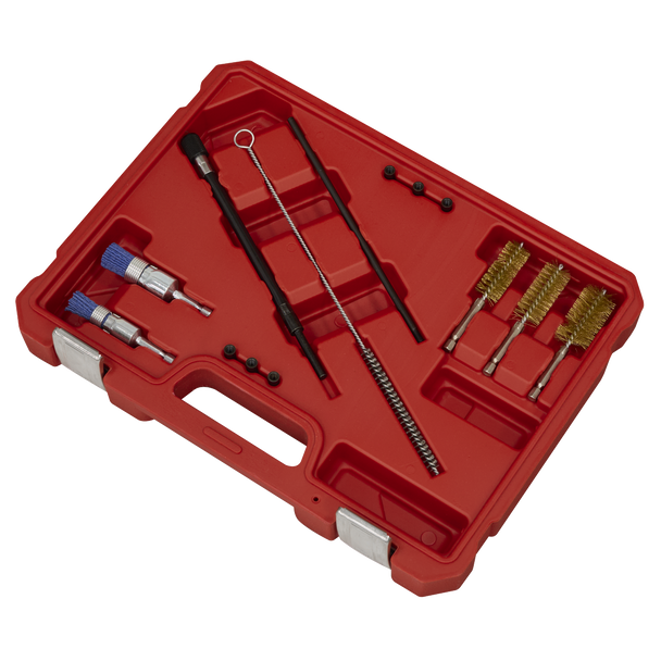 Sealey VS1900 ⏐ Injector Bore Cleaning Brush Set 14pc