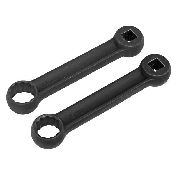 Sealey VS3005 ⏐ Engine Mount Spanner for Mercedes 16 & 17mm 2pc