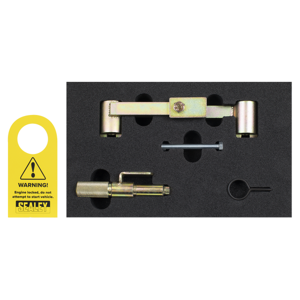 Sealey VS4387 ⏐ Petrol Engine Timing Tool Kit for Ford, Volvo 1.6/1.8/2.0/2.3/2.4/2.5/2.9 - Belt Drive