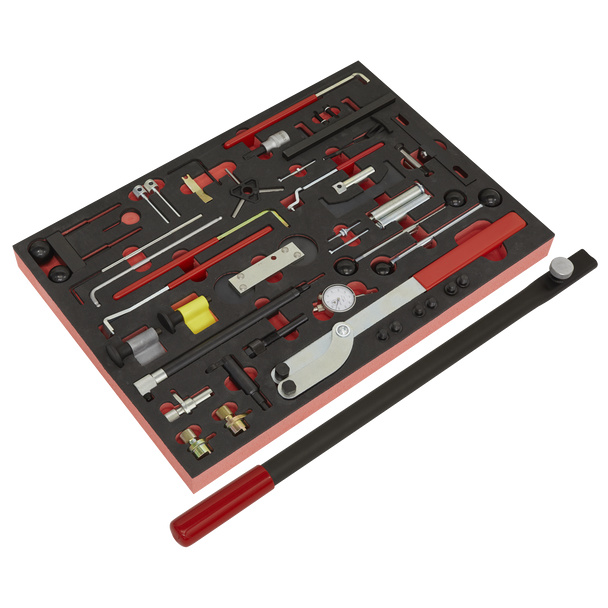 Sealey VS5100MK ⏐ Diesel/Petrol Master Timing Tool Kit for VAG 59pc - Belt/Chain Drive