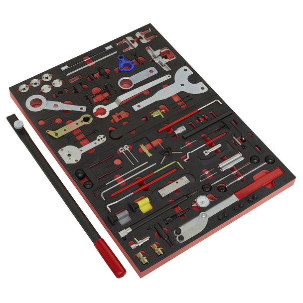 Sealey VS5100MK ⏐ Diesel/Petrol Master Timing Tool Kit for VAG 59pc - Belt/Chain Drive