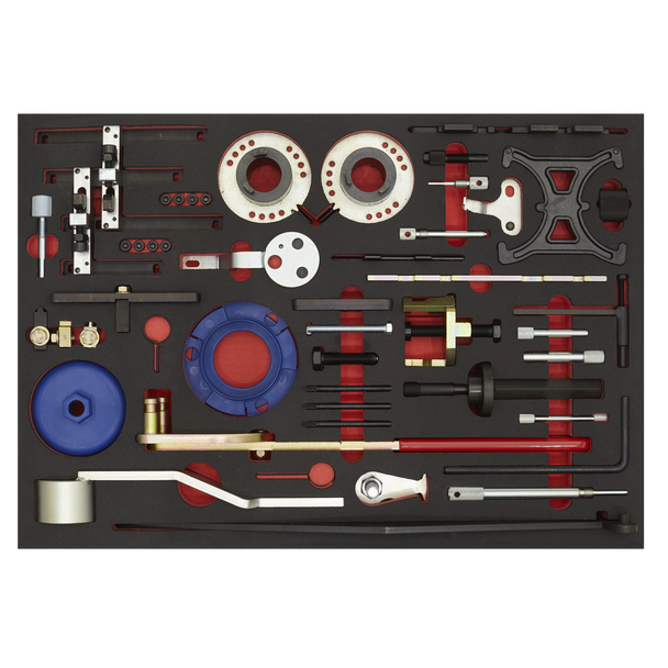 Sealey VS5200MK ⏐ Diesel & Petrol Master Timing Tool Kit for Ford 36pc - Belt/Chain Drive