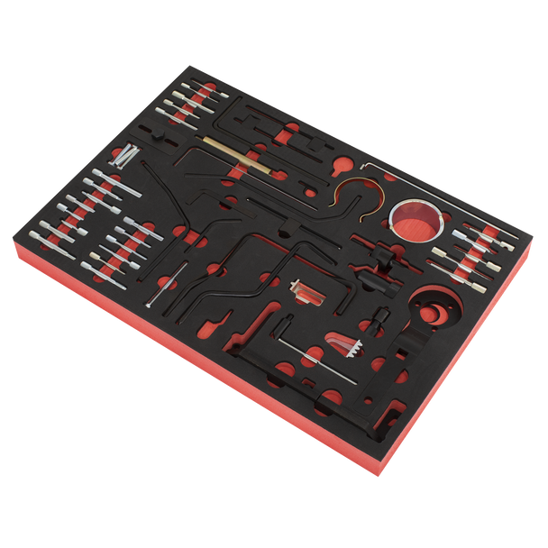 Sealey VS5300MK ⏐ Diesel/Petrol Master Timing Tool Kit for PSA 48pc - Belt/Chain Drive