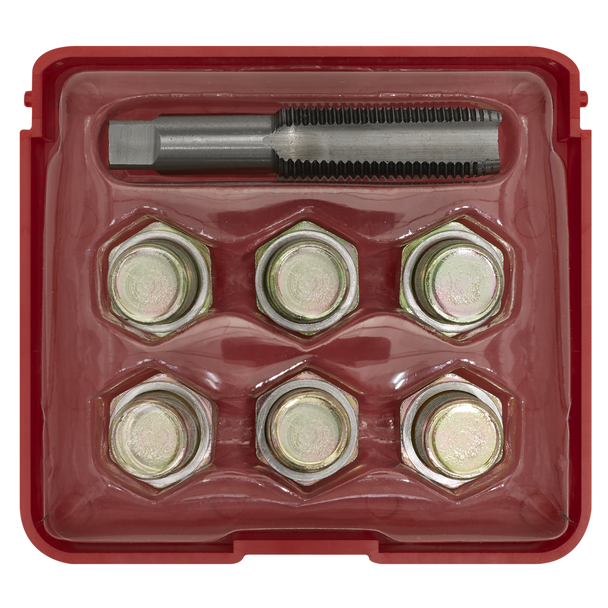 Sealey VS615 ⏐ Oil Drain Plug Thread Repair Set M15