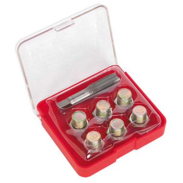 Sealey VS615 ⏐ Oil Drain Plug Thread Repair Set M15