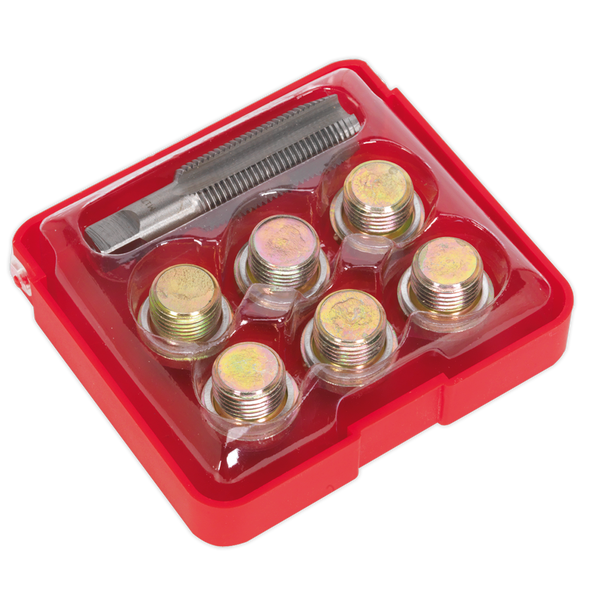 Sealey VS617 ⏐ Oil Drain Plug Thread Repair Set M17