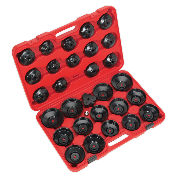 Sealey VS7006 ⏐ Oil Filter Cap Wrench Set 30pc