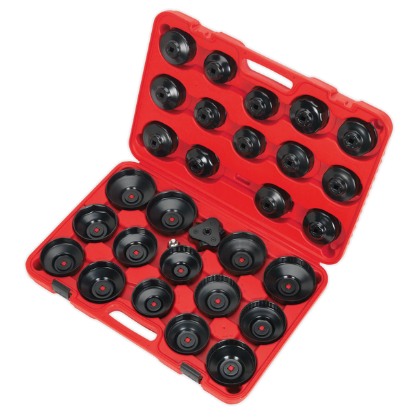 Sealey VS7006 ⏐ Oil Filter Cap Wrench Set 30pc