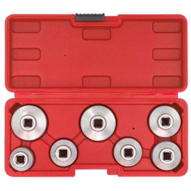 Sealey VS7008 ⏐ Oil Filter Cap Wrench Set 7pc