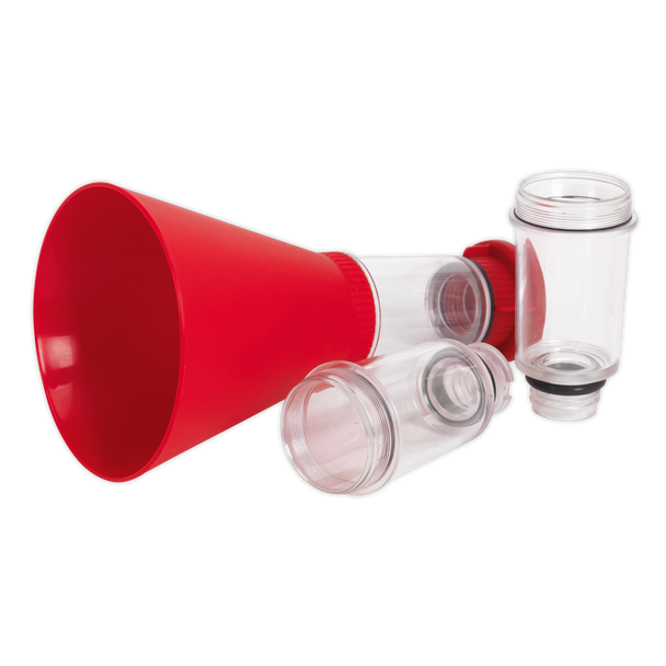 Sealey VS7101 ⏐ Engine Oil Funnel 4pc - BMW/Fiat/Ford/Mazda/Mercedes/Toyota/Lexus/VAG