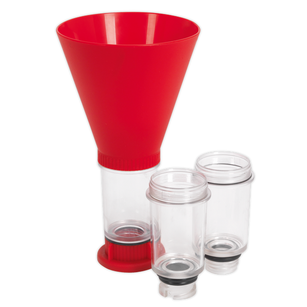 Sealey VS7101 ⏐ Engine Oil Funnel 4pc - BMW/Fiat/Ford/Mazda/Mercedes/Toyota/Lexus/VAG