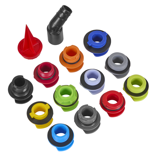 Sealey VS7107 ⏐ Master Engine Oil Funnel Filling Kit 15pc