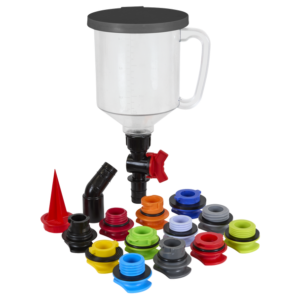 Sealey VS7107 ⏐ Master Engine Oil Funnel Filling Kit 15pc