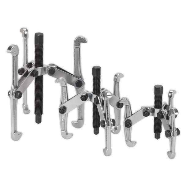 Sealey VS77 ⏐ Reversible Triple Leg Puller Set 3pc