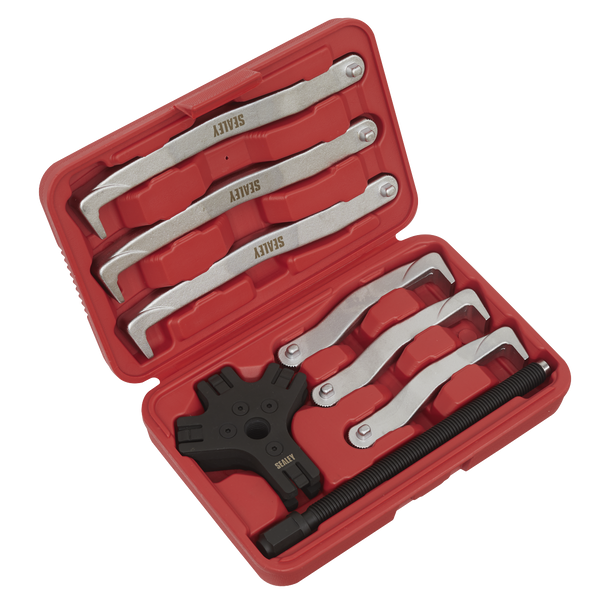 Sealey VS83 ⏐ Fast Action Reversible Twin/Triple Leg Puller Set 150 & 220mm 8pc