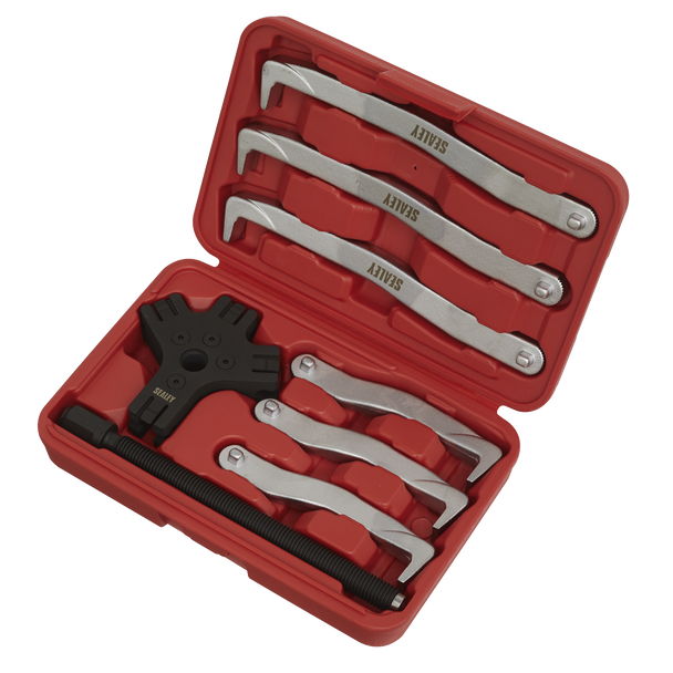 Sealey VS83 ⏐ Fast Action Reversible Twin/Triple Leg Puller Set 150 & 220mm 8pc