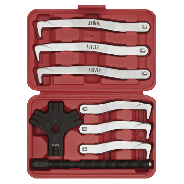Sealey VS83 ⏐ Fast Action Reversible Twin/Triple Leg Puller Set 150 & 220mm 8pc