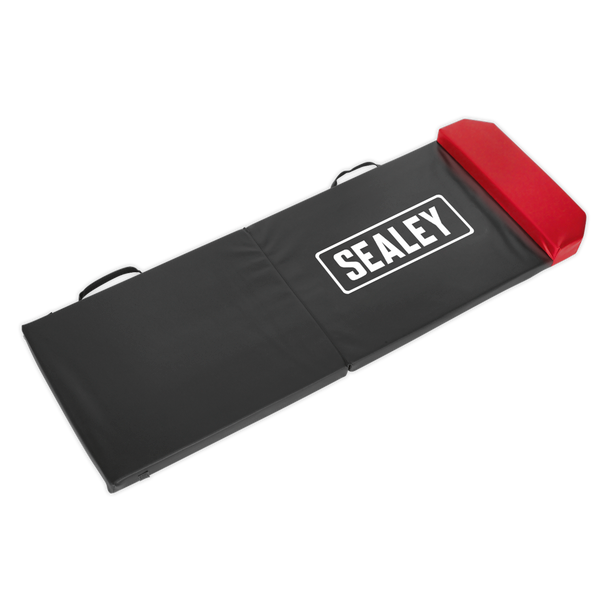 Sealey VS860 ⏐ Folding Mechanic's Mat with Headrest 35mm