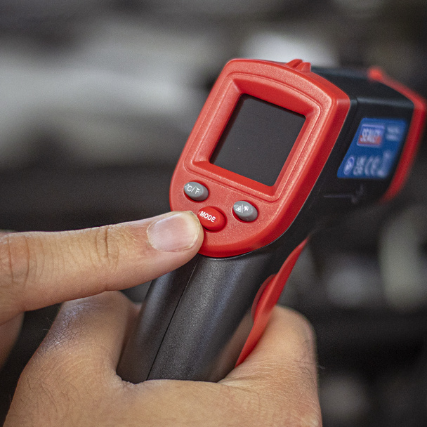 Sealey VS904 ⏐ Infrared Laser Digital Thermometer 12:1