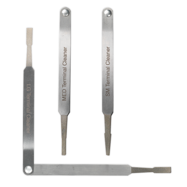 Sealey VS9202 ⏐ Diamond Grip Terminal Cleaner Set 3pc