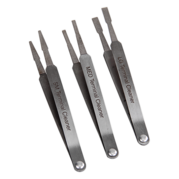Sealey VS9202 ⏐ Diamond Grip Terminal Cleaner Set 3pc