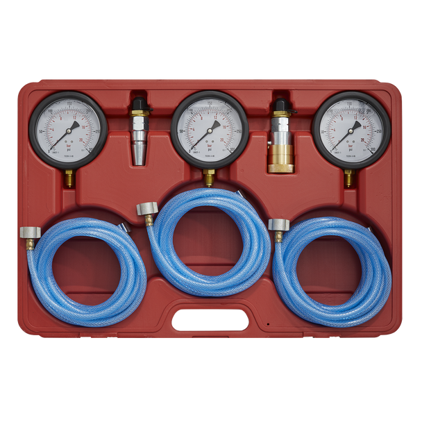 Sealey VS932 ⏐ Air Brake Test Gauge Set for Commercial Vehicles