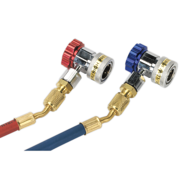 Sealey VSAC002 ⏐ Air Conditioning System Manifold with Sight Glass