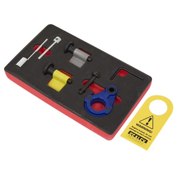 Sealey VSE2092 ⏐ Diesel Engine Timing Tool Kit 1.2D/1.4D/1.6D/2.0D - for VAG, Ford & Mitsubishi - Belt Drive