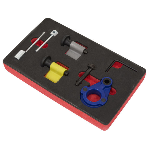Sealey VSE2092 ⏐ Diesel Engine Timing Tool Kit 1.2D/1.4D/1.6D/2.0D - for VAG, Ford & Mitsubishi - Belt Drive