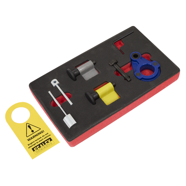 Sealey VSE2092 ⏐ Diesel Engine Timing Tool Kit 1.2D/1.4D/1.6D/2.0D - for VAG, Ford & Mitsubishi - Belt Drive