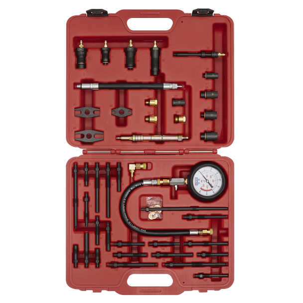 Sealey VSE3155 ⏐ Petrol & Diesel Master Compression Test Kit