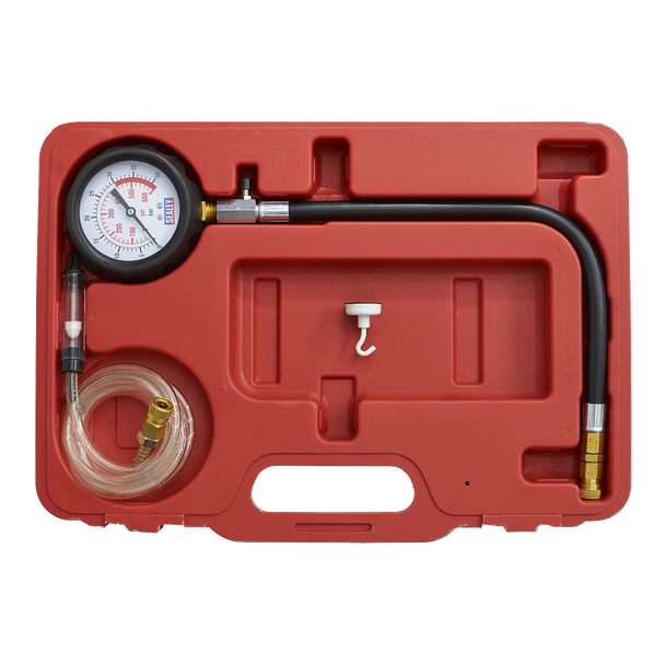 Sealey VSE3157 ⏐ Diesel Compression Gauge, Hose & TDC Base Kit